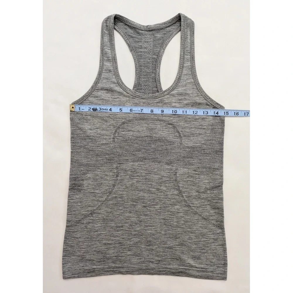 Lululemon Swiftly Tech Tank Top Heathered Gray Women's 6